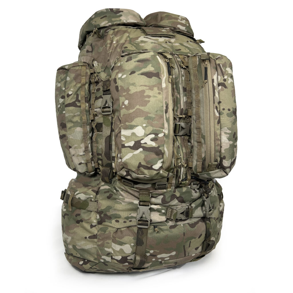 military rucksack long-range recon rucksack, external frame, modular