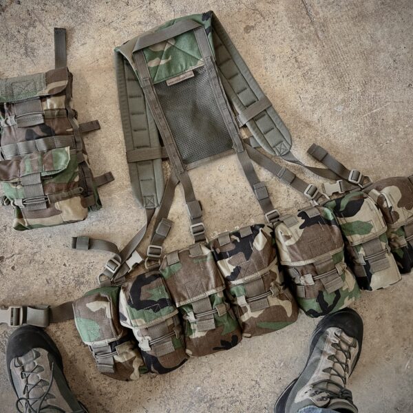 Crossfire DZ Rig in M81 woodland camo pattern