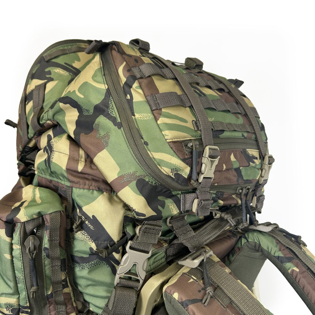 Crossfire daypack lid in British DPM