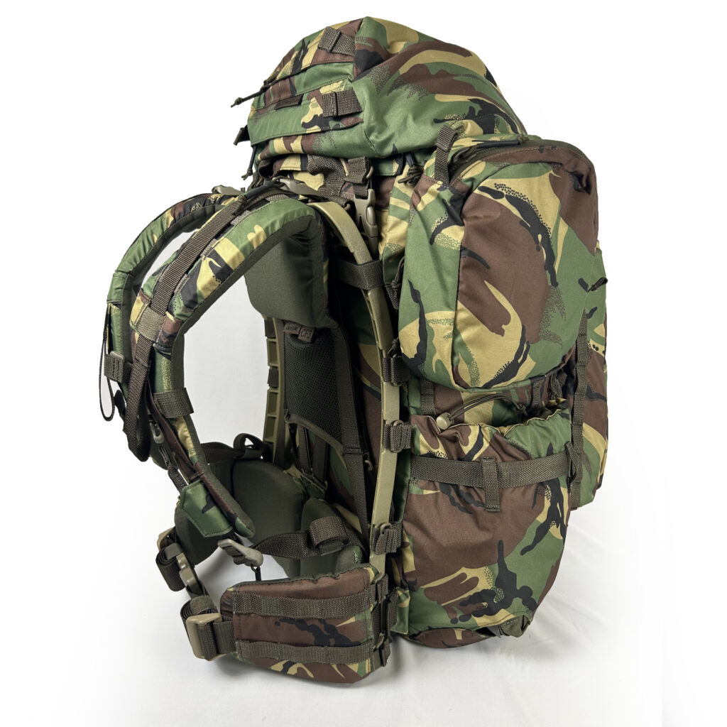 Crossfire CF3 bergen in british DPM camo pattern