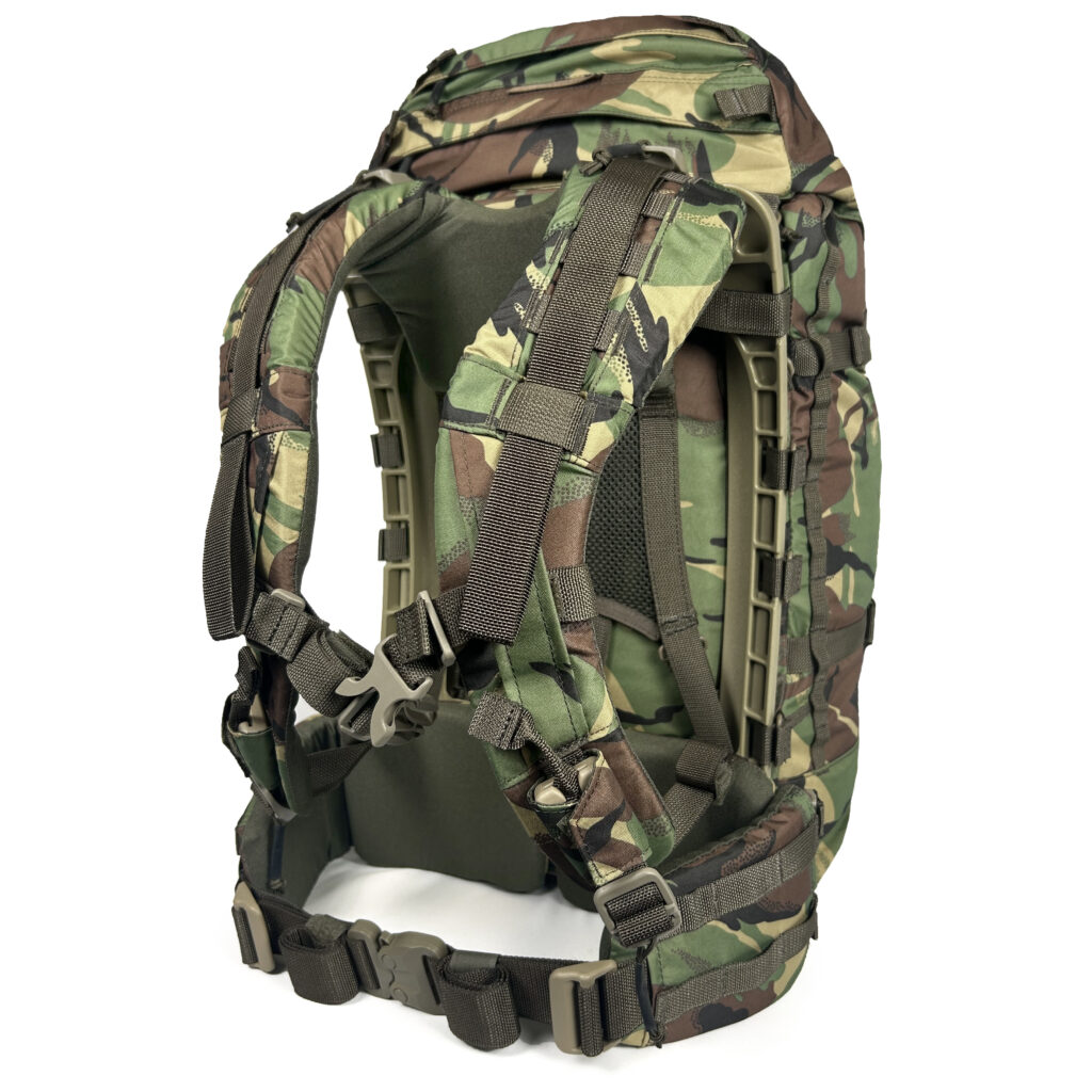 British DPM relaunch in our Crossifre line of military rucksacks and belt kit