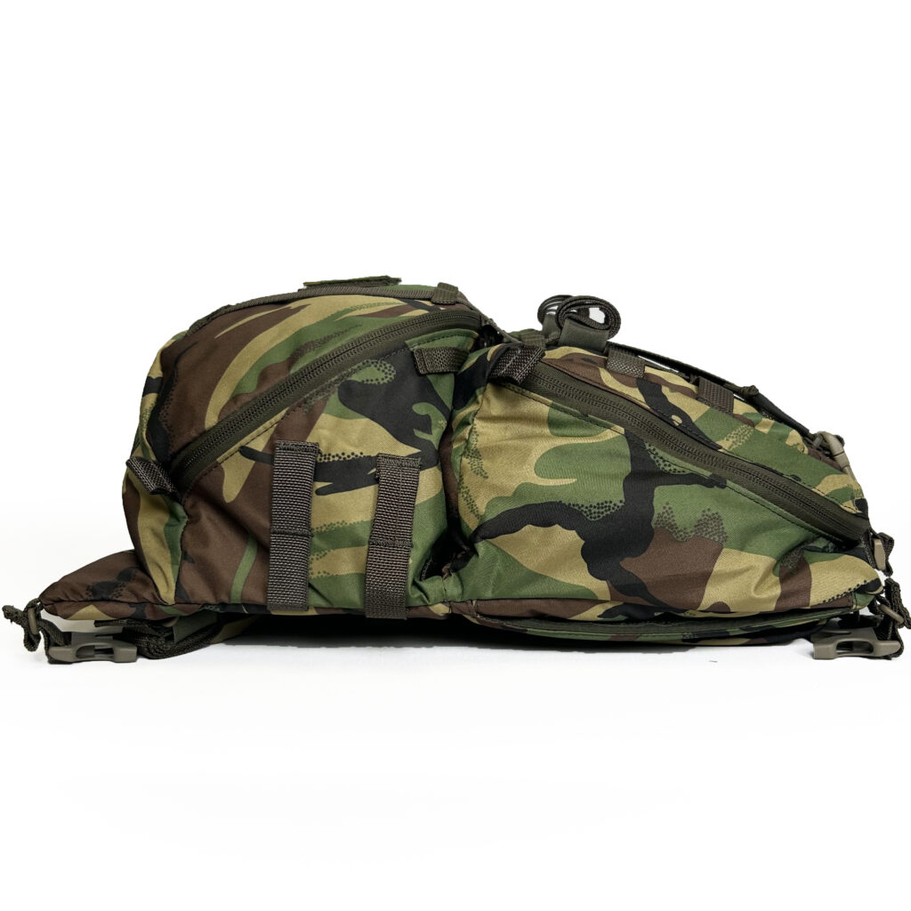 Daysack in DPM doubles as the lid for the crossfire CF2, CF3, CF4